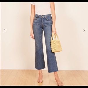 Reformation Mid Crop Flare Jean sz24 | New w. Tags